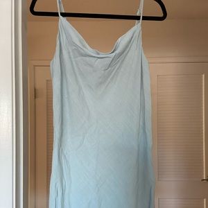 Baby blue dress